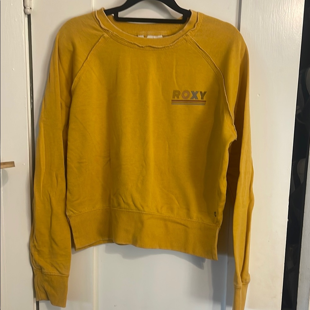 Roxy Yellow Sweatshirt